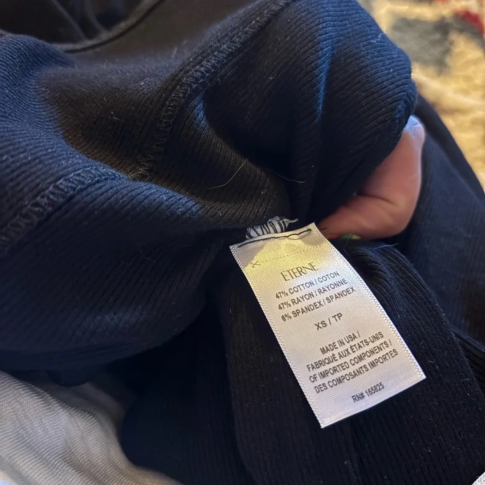 Black Tank dress maxi Eterne women’s size extra small - Picture 6 of 6